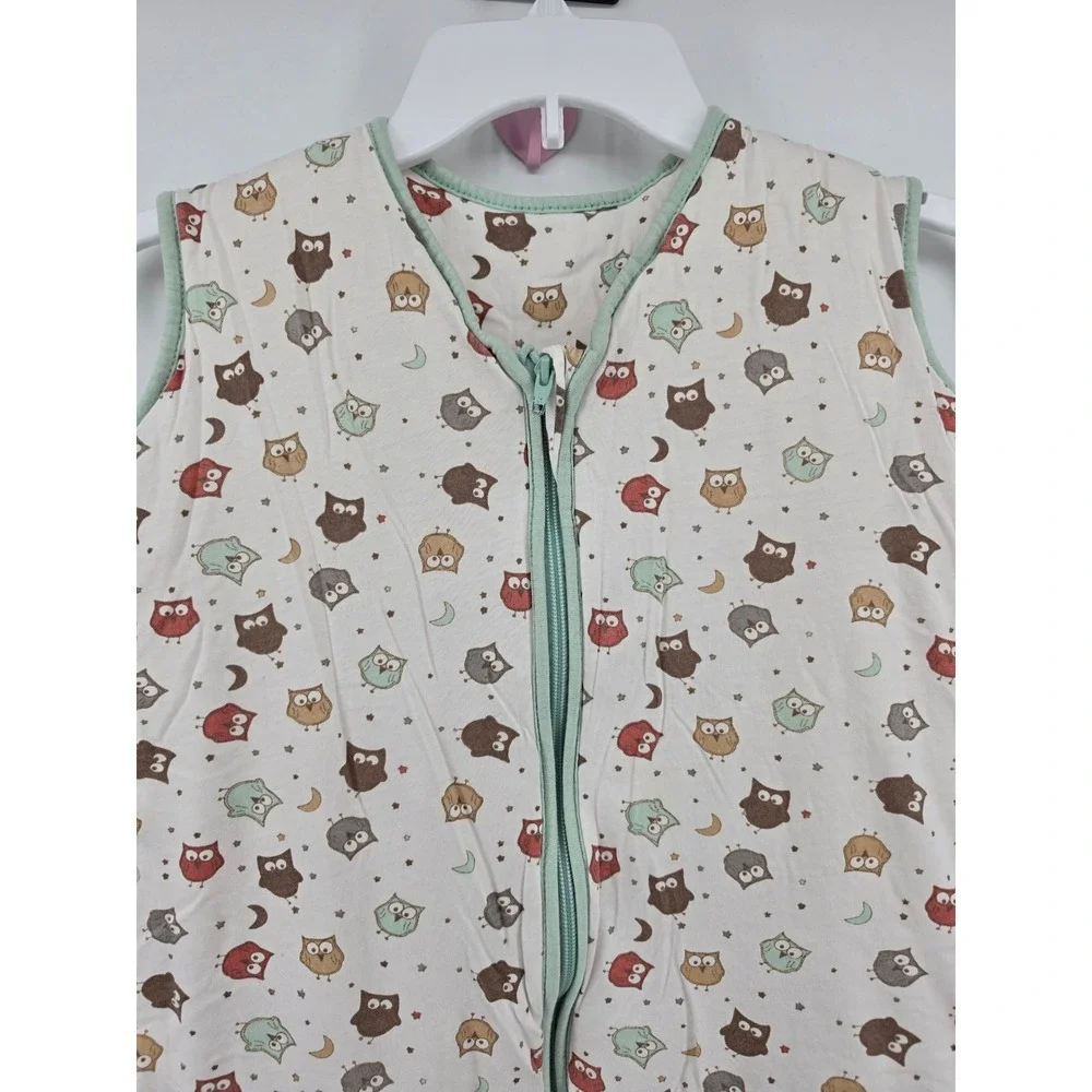 Set of 2 SlumberSafe Cotton Sleeping Bag with Feet Owl Bear Print 3-4 Years